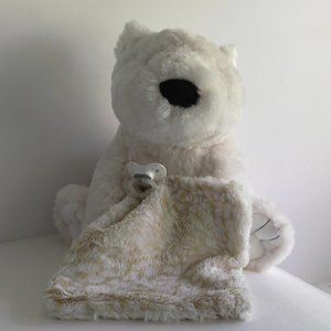 Minky Cheetah Pacifier Keeper